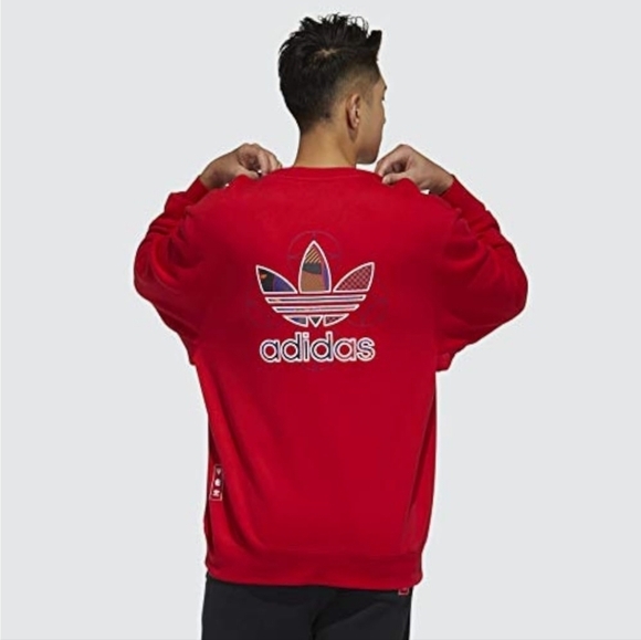 adidas LNY Crew Sweatshirt Small - Picture 3 of 16